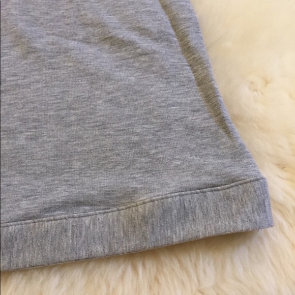 Pleione Eyelet Trim Gray Sweatshirt - Picture 6 of 7